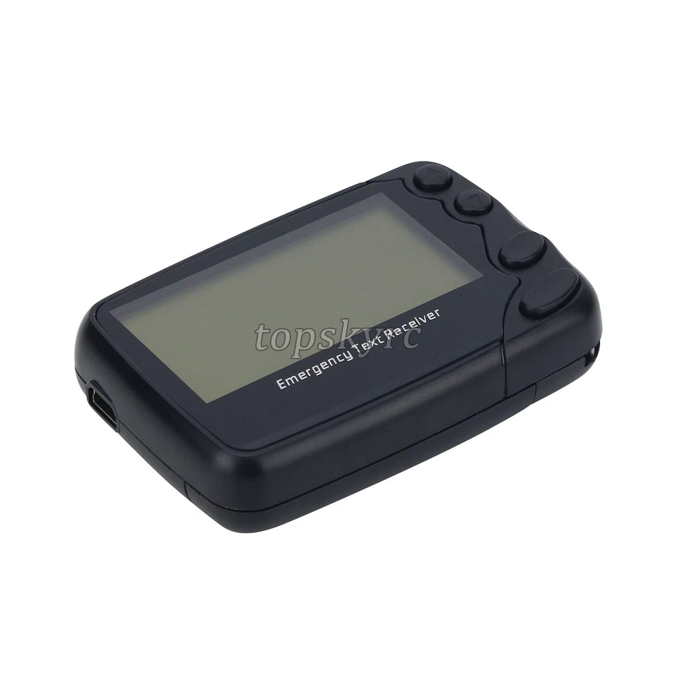Programmable Alphanumeric Pager Charging POCSAG Pager Emergency Text Receiver - Image 4 of 4