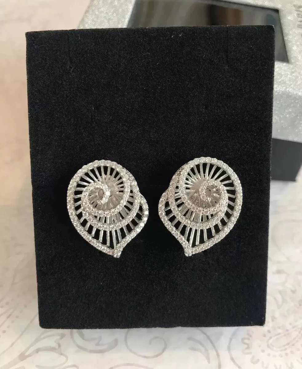 Women s Tresor Paris 925 Sterling Silver Stud Earrings. R.R.P 99. Never Worn