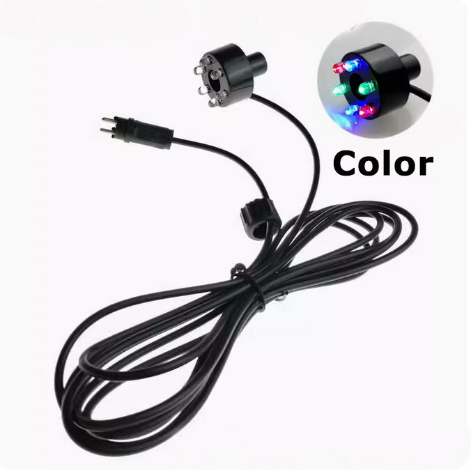 Underwater 6LED Light Ring For Fountain Fish Pond Water Garden No AC