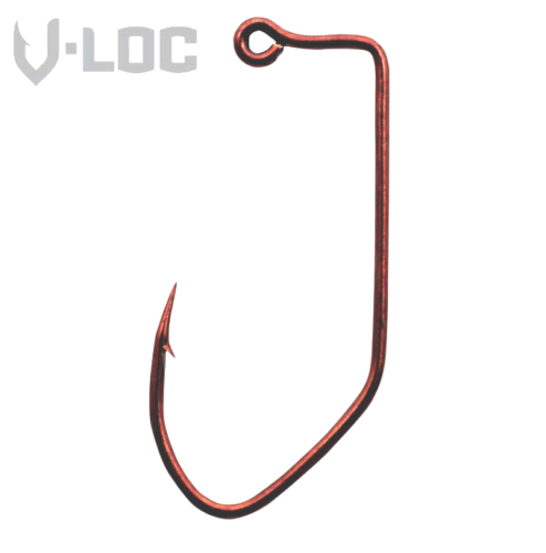 Victory 11149 Red V-Loc 90º Hook AccuArc Needle Point Compared Eagle Claw 575 - 第 1/1 張圖片