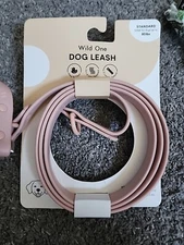 Wild One Adjustable Dog Leash Light Pink, Standard 