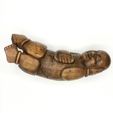 希少 骨董品 金彩 木彫 清時代 民国 大型 壁飾り 唐木 1900-1940 木制