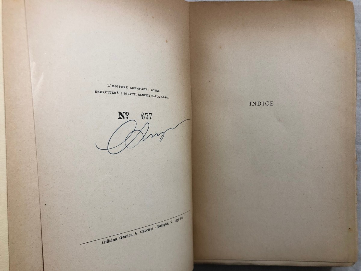 Libro Discorsi critici Ettore Romagnoli 1934 Prima edizione Copia