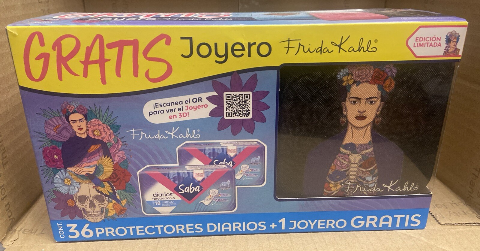 Frida Kahlo Jewelry Case Special Edition (mexico Exclusive Product )