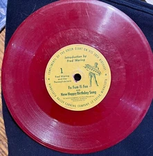Green Giant, Fred Waring, Fo Fum Fi Fee/Happy Birthday 1949 PROMO 7" 78 RPM