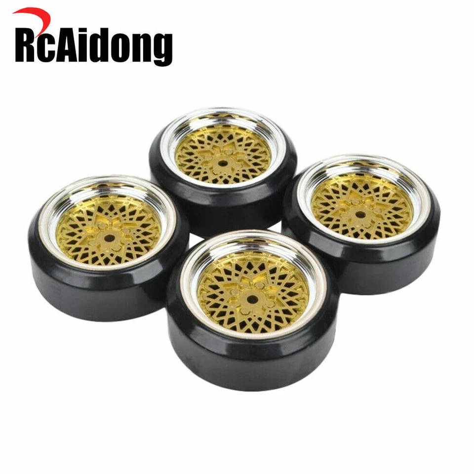 4x RC Drift Wheels Hard Tires for HSP HPI Redcat Lightning EPX Drift Racing Car - Image 2 of 4