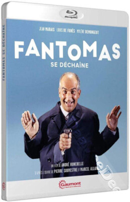 Fantomas Unleashed NEW Cult Blu-Ray Disc Louis de Fun s Jean Marais