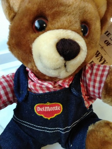 De colección Del Monte Country Yumkins 1985 Brawny Bear Publicidad Del Monte U27 - Imagen 6 de 8