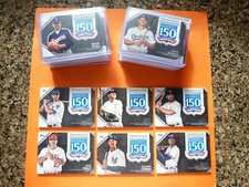 2019 Topps Series 1, 2 & Update 150th Anniversary Patch Complete Your Set U-Pick