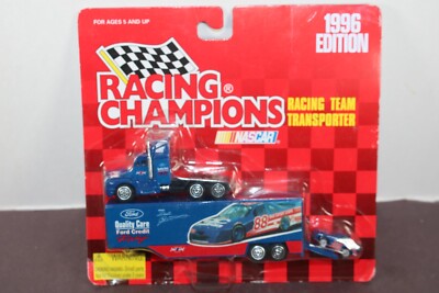 RACING CHAMPIONS #88 Ford Quality Care TEAM TRANSPORTER 1996 Edition Semi Truck 