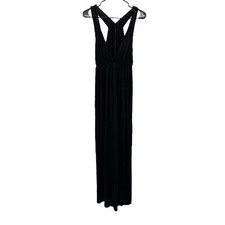 Kenneth Cole Reaction Black Sleeveless Stretchy Pullover Maxi Dress Size M