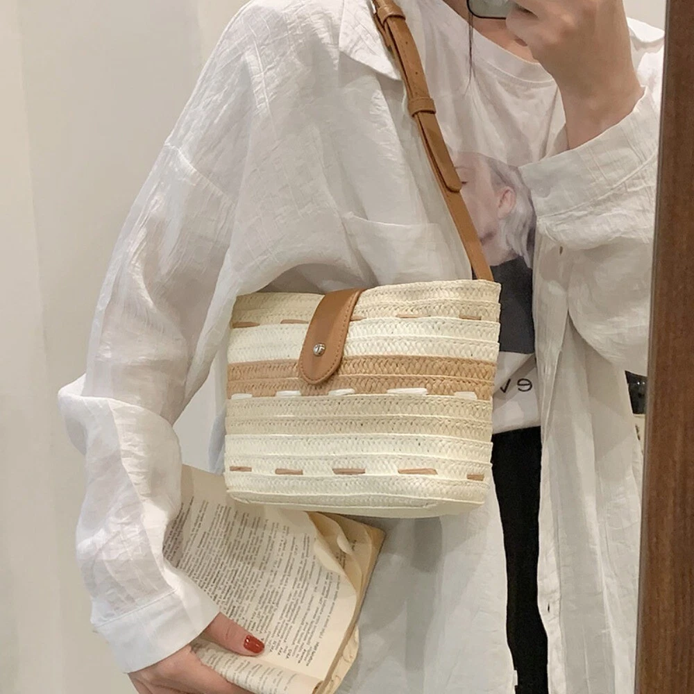 Straw side bag sales
