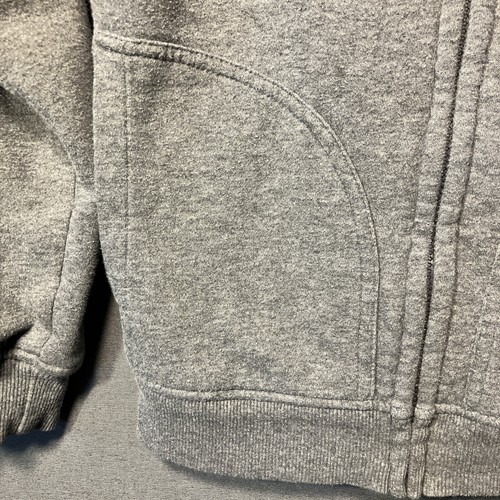 Wonder Nation Sweatshirt Girls L 10-12 Fleece Lined Hoodie Color Block Grey Red - Picture 4 of 15
