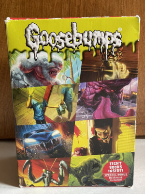 The Goosebumps Collection 8 Books and Special Bookmark Box set by