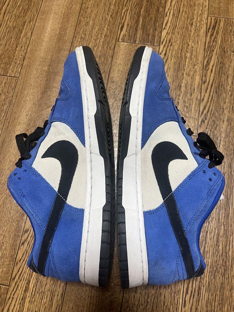 Nike Dunk Low Bayou Men's 9.5US Suede Sneakers Blue/White