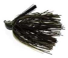 Durhams Tackle Bug Eye Bass Jig J 1/2oz - Green Pumpkin