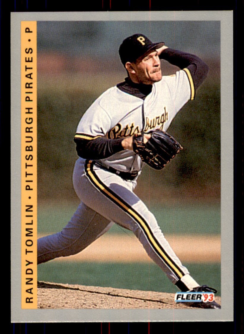1993 Fleer  #121 Randy Tomlin Pittsburgh Pirates