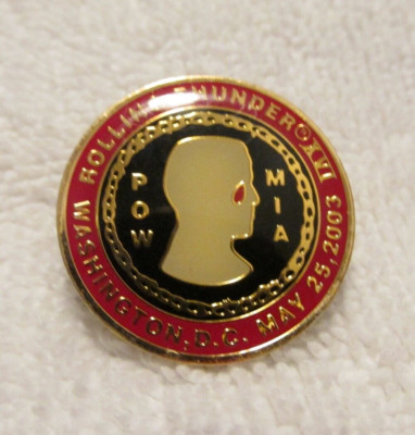 2003 WASHINGTON DC ROLLING THUNDER XVI  POW MIA PIN MAY 25, 2003