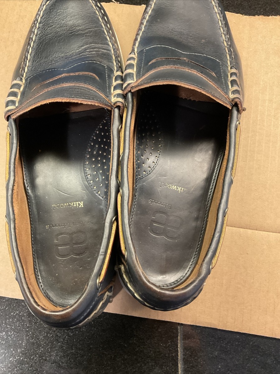 Allen Edmonds kirkwood blue Penny Loafer Boat Shoes Size 9  display picture 1