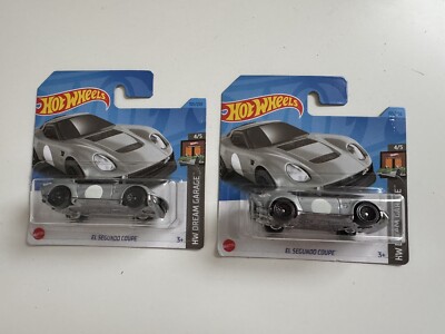 2x Hot Wheels El Segundo Coupe HW Dream Garage 4/5 2023 105/250 Silber