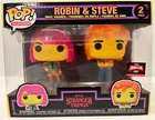 FUNKO POP! NETFLIX STRANGER THINGS BLACKLIGHT ROBIN STEVE FIGURE 1244 1245