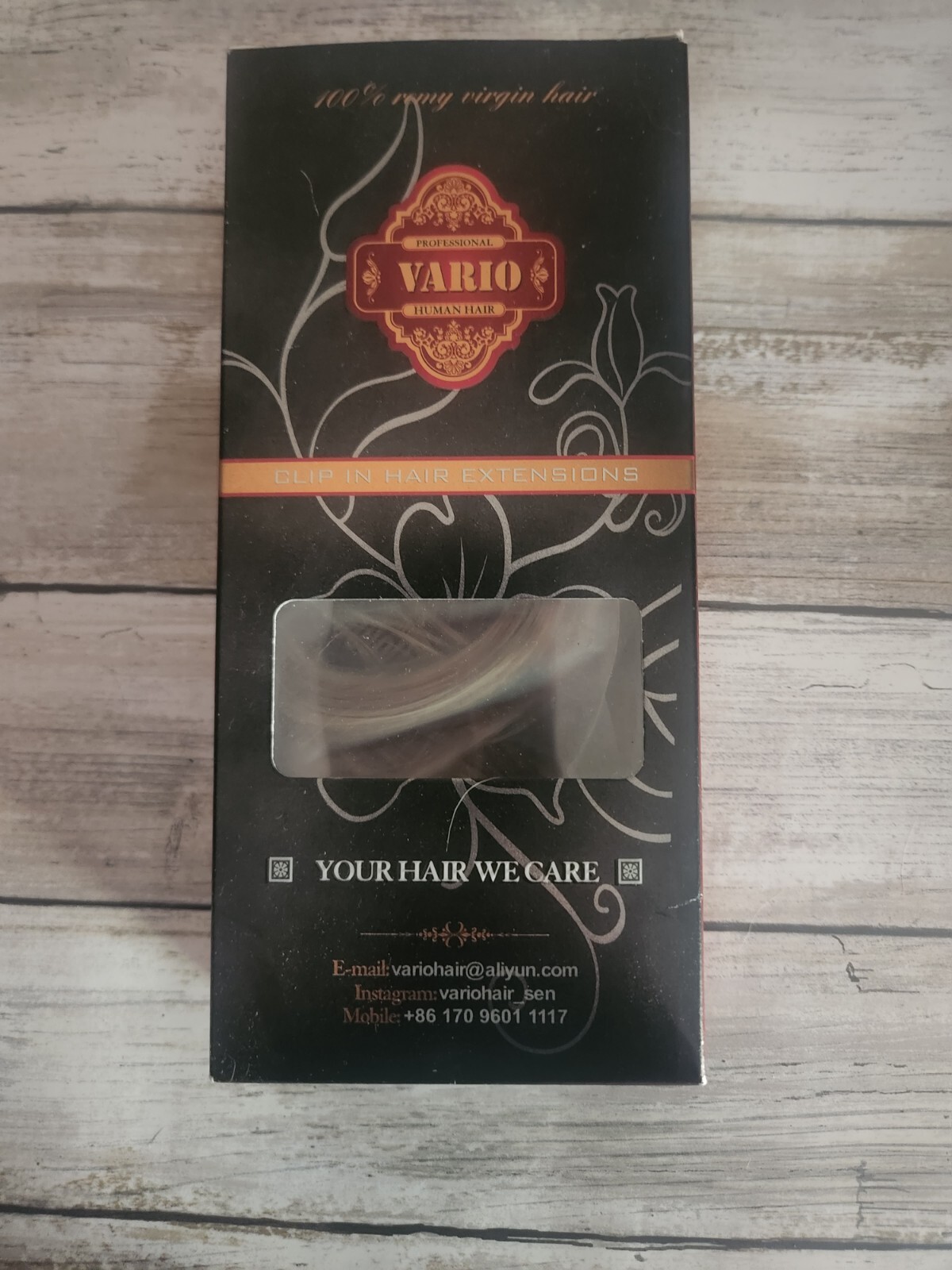 VARIO Clip in Hair Extensions Blended Brunette | eBay