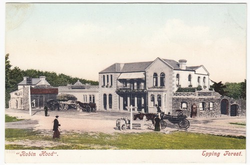 Essex; Robin Hood Pub, Epping Forest 5536 PPC unbenutzt, um 1910