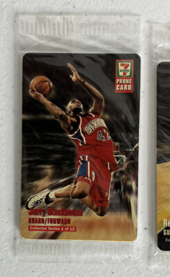 NBA カード　collectors trading cards NBA 7 Eleven Phone Card Collector Series SEALED Basketball 1