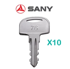10X Cole Hersee 601 Key Sany 60266568 Excavator Broderson Crane Bluebird Key