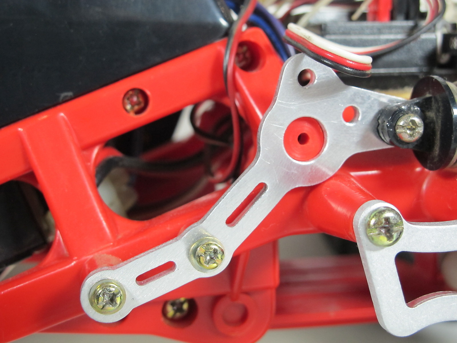 Aluminum Front & Rear shock Mount Tower Tamiya 1/10 R/C Monster Beetle Blackfoot