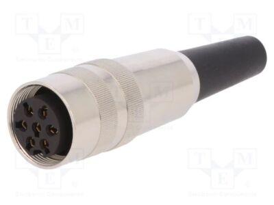 Connector: M16 soft for cables plug soldering 5A KV 70 M16 connector