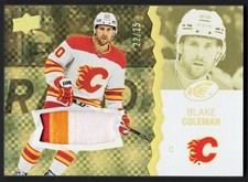 2023-24 UD Ice Gold Patch #43 Blake Coleman 22/25 !!