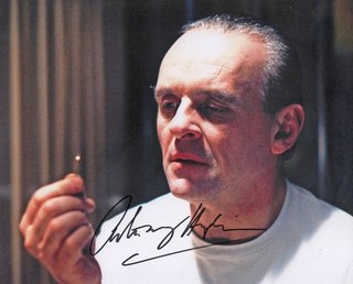 Original Signed Photo of Anthony Hopkins 10x8 COA
