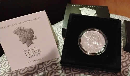 2023-P Peace Dollar US Mint Silver Dollar UNC $1 Coin 99.9% Silver .859 Troy Oz