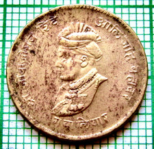 INDIAN STATES - GWALIOR Jivaji Rao VS 1999 - 1942 1/2 ANNA km# 179 diameter 19mm