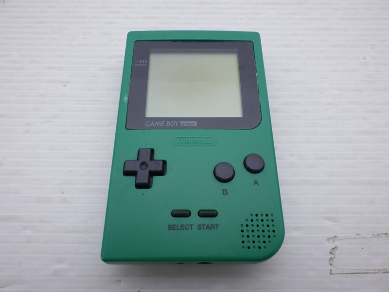 AS IS-Game Boy Pocket Console (MGB-001 / Green) GameBoy JP GAME. 9000025346122