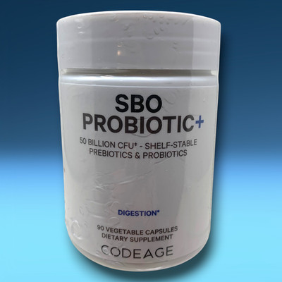 NEW Codeage SBO Probiotic+ 50 Billion CFU 90 Veg Capsules Digestion Exp 07/2027
