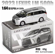 MASSDI Lexus LM 500h Silver 1/64 Diecast Alloy Model Car