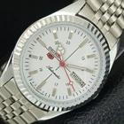 VINTAGE REFURBISHED SEIKO 5 AUTOMATIC 6309A JAPAN MENS WHITE WATCH a442812-4