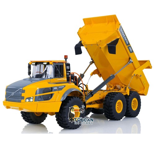 1/16 RC Hydraulic Articulated Truck Double E A40G Metal RTR Dump Truck ST8 Radio - Picture 10 of 24