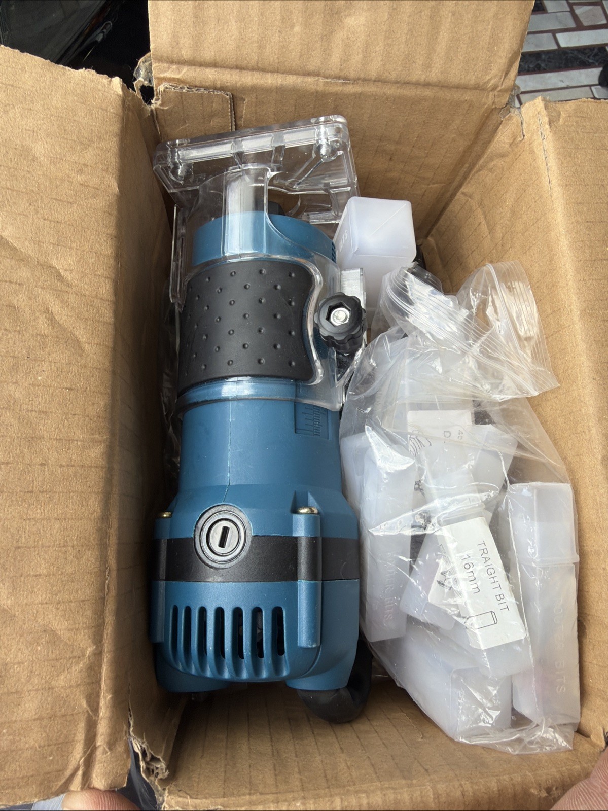 Wood RouterRouter Tool Wood Trimmer Router Electric Hand Trimmer Laminate Mil...