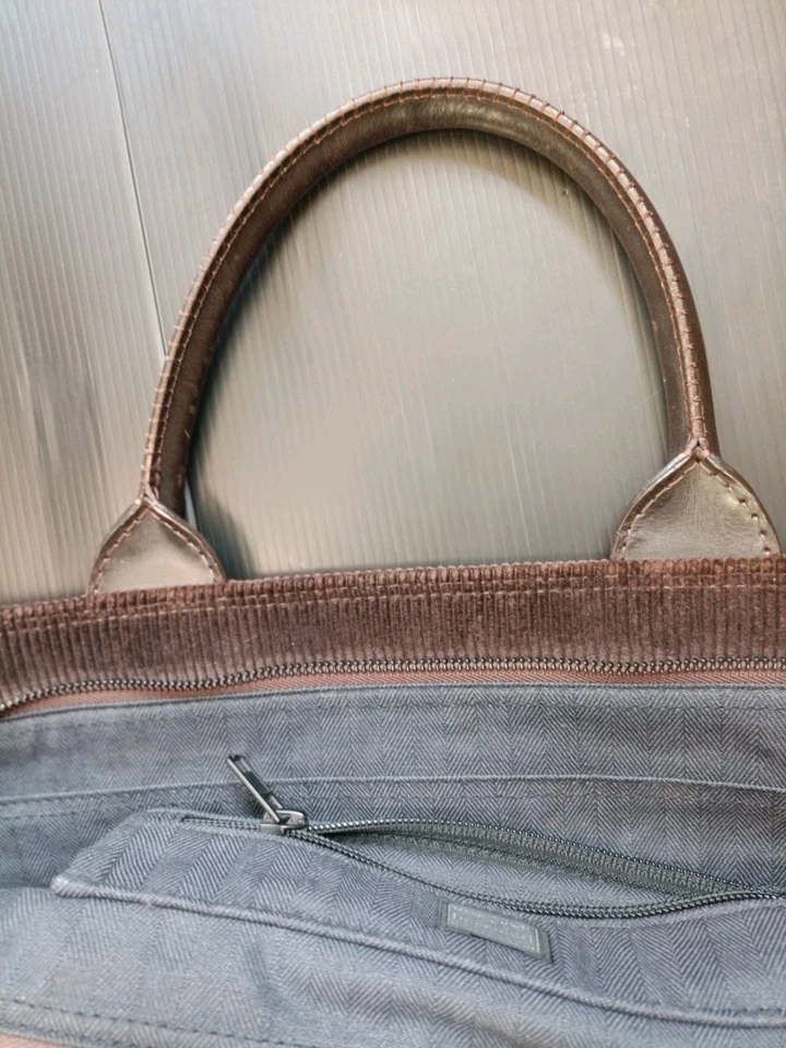Bolso de Mano PORTER Yoshida & Co Brisbane Musgo Pana Marrón Talla Grande Foto 2 de 4