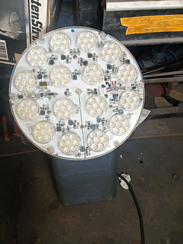 GE GTSG0112 LED Industrial Light Fixture Module with Driver Box and Wiring