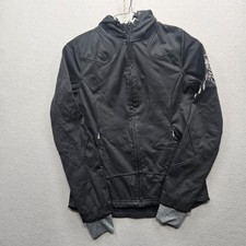 Athleta Women's Size Small Black Activewear Full Zip Hooded Jacket