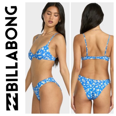 BNWT BILLABONG ANOTHER TIDE REESE D/DD BRA & HIKE BOTTOMS MED/10 RRP $139.98