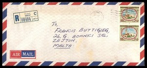 Mayfairstamps Kuwait Reg Safat to Zejtun Malta Cover cca_05519