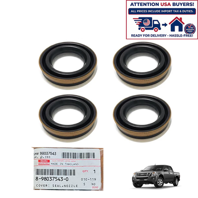 4pcs) ISUZU D-Max Cover Seal Nozzle Genuine 8980375430 4JK1-TC
