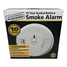 Maintenance Warehouse 10Yr Sealed Battery Smoke Alarm i9010