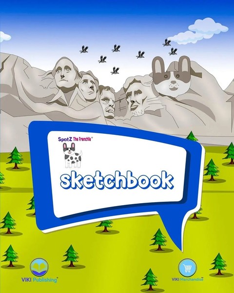 Spotz The Frenchie® Brand Sketchbook | Viki Merchandise | Taschenbuch | Englisch-image