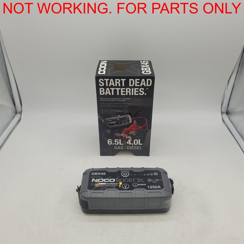 NOCO Boost X GBX45: 1250A UltraSafe Jump Starter – 12V [GBX45] -NOT WORKING-